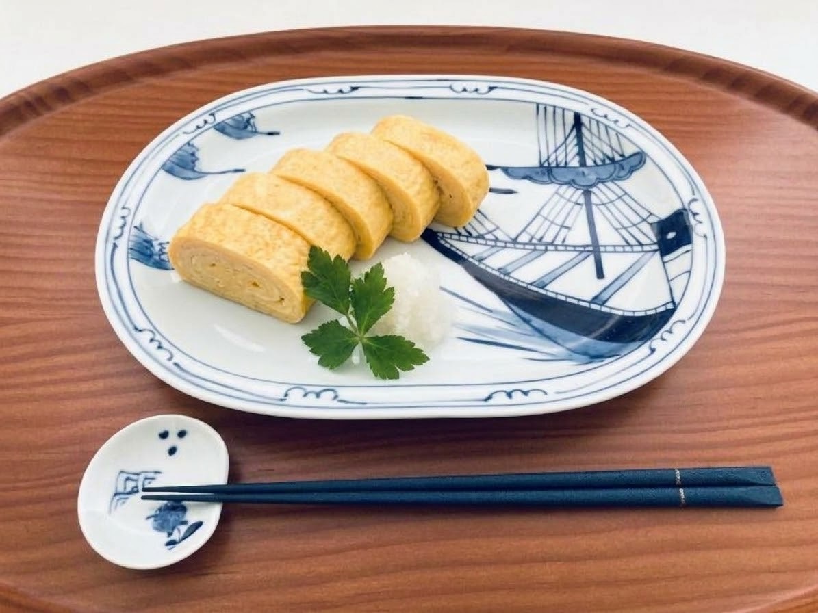 出船帆船小判プレート