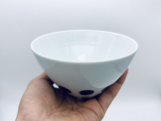 渕しのぎ水玉碗(大) しん窯青花匠 限定商品