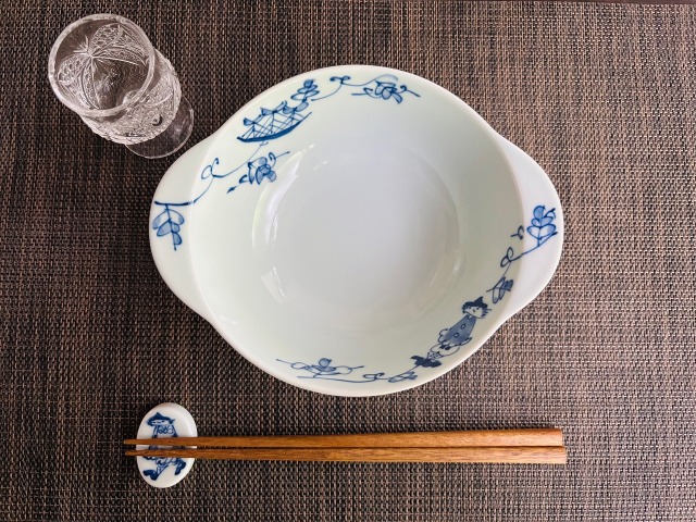 唐草異人耳付丼(小)