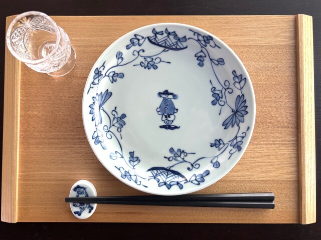 唐草異人玉渕6寸皿