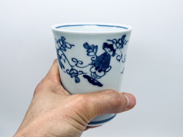 唐草異人ミルクカップ