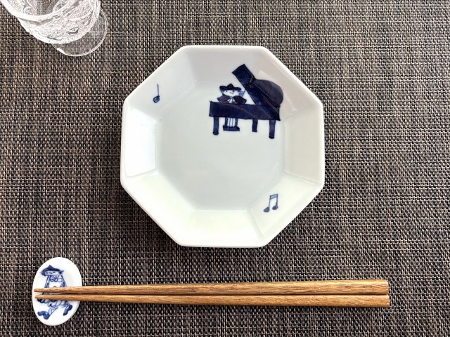 クラシックピアノ正八角銘々皿