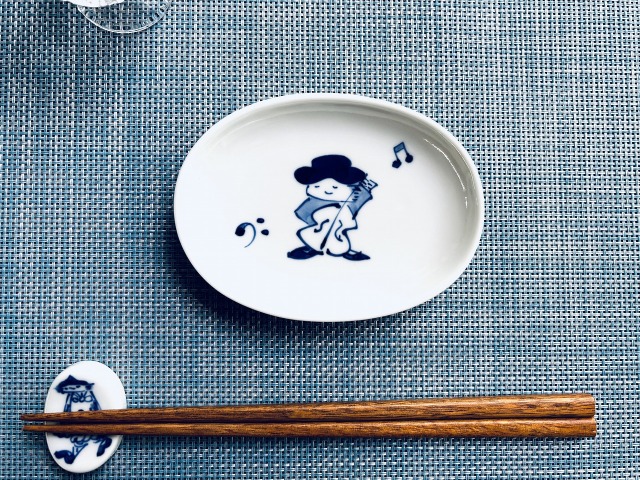 南蛮人音小判小皿ベース