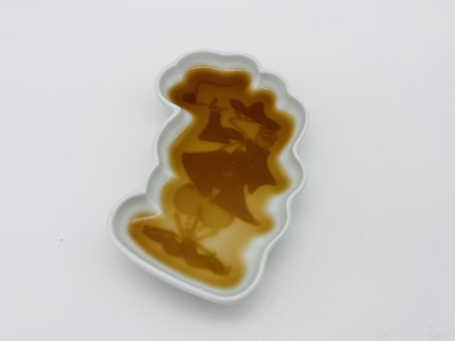 パイプ異人 刻の小皿