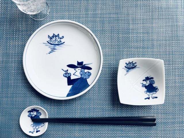 さすらい異人玉渕4.5寸皿