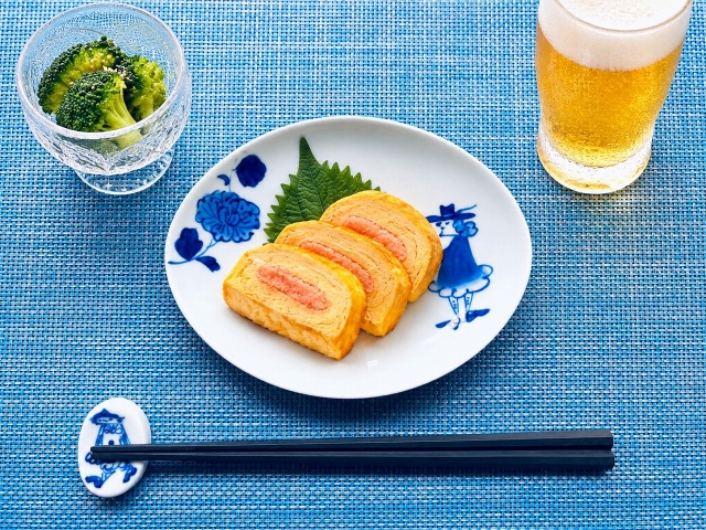 さすらい異人舟型銘々皿しん窯青花　限定商品