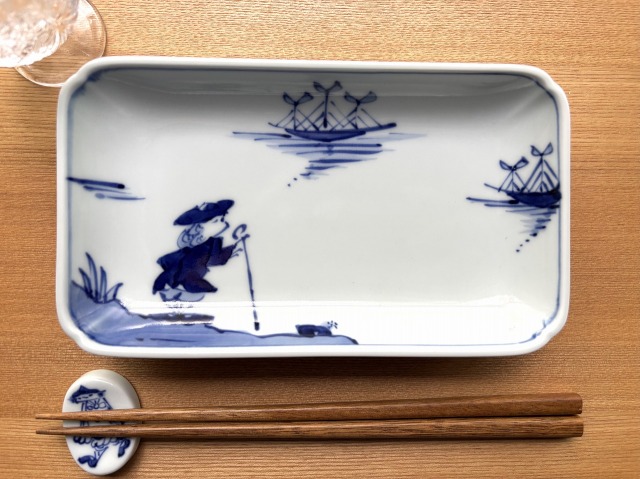 ステッキ異人木甲長角皿