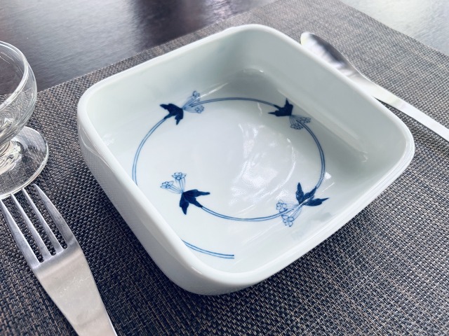 つるりんどうすくい易い鉢 しん窯青花匠 限定商品