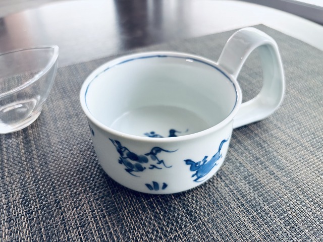 馬絵倒れにくいスープカップ(小)