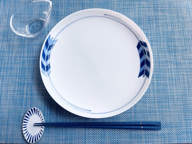 矢羽根皿21cm